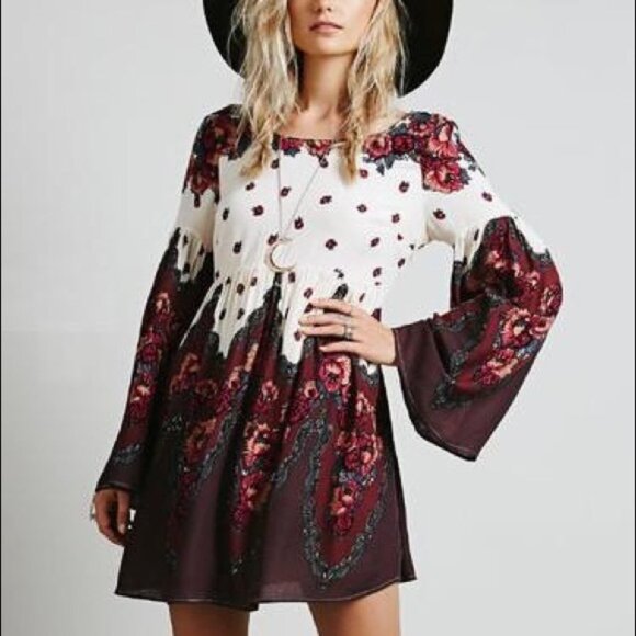 Free People BOHO DRESS Size S Women - Picture 1 of 15